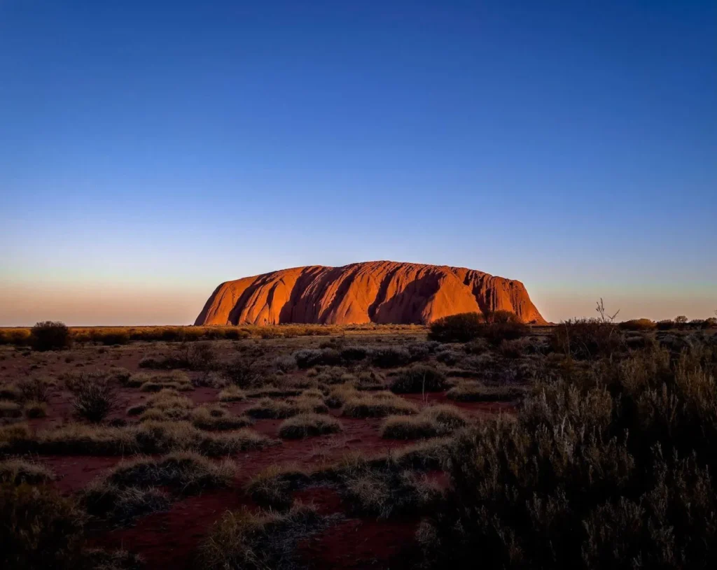Why is Uluru Red