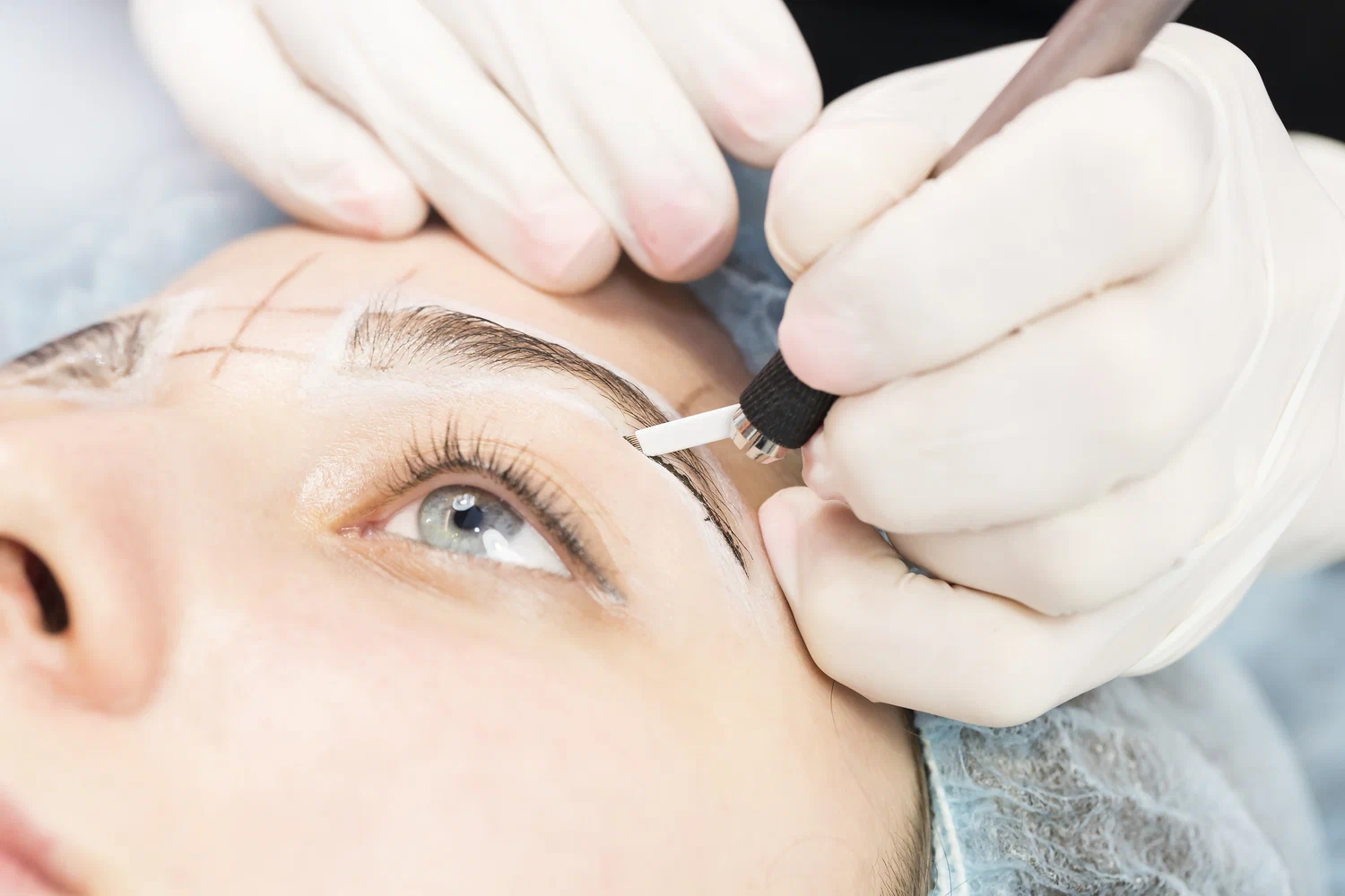 Precision eyebrow enhancement through microblading in Melbourne